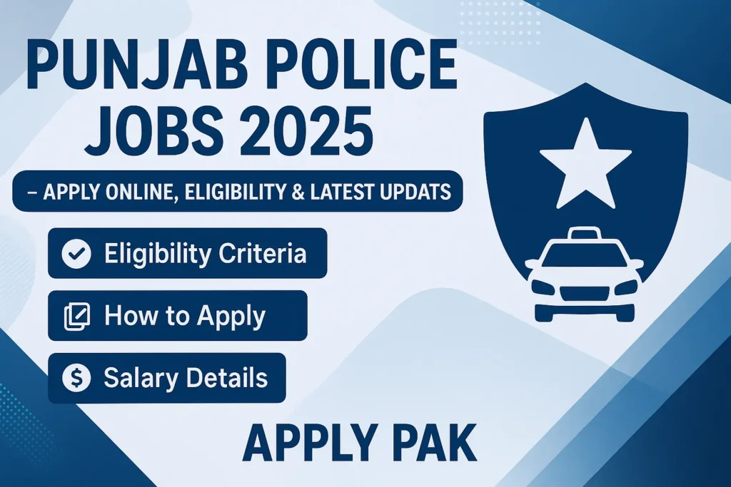 Punjab Police Jobs 2025