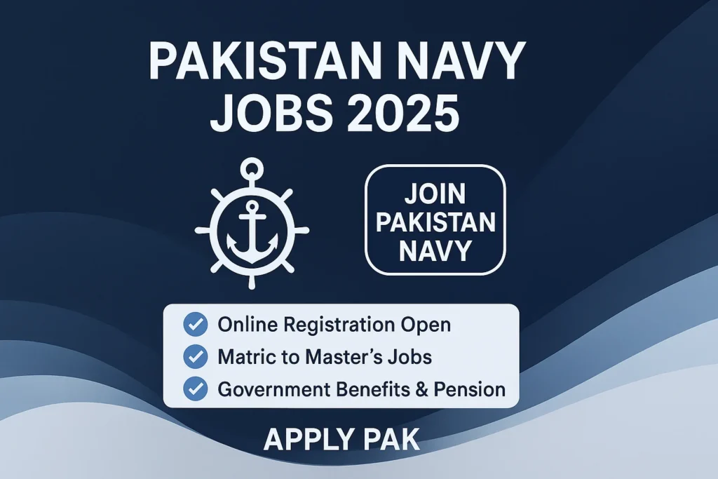 Pakistan Navy Jobs 2025