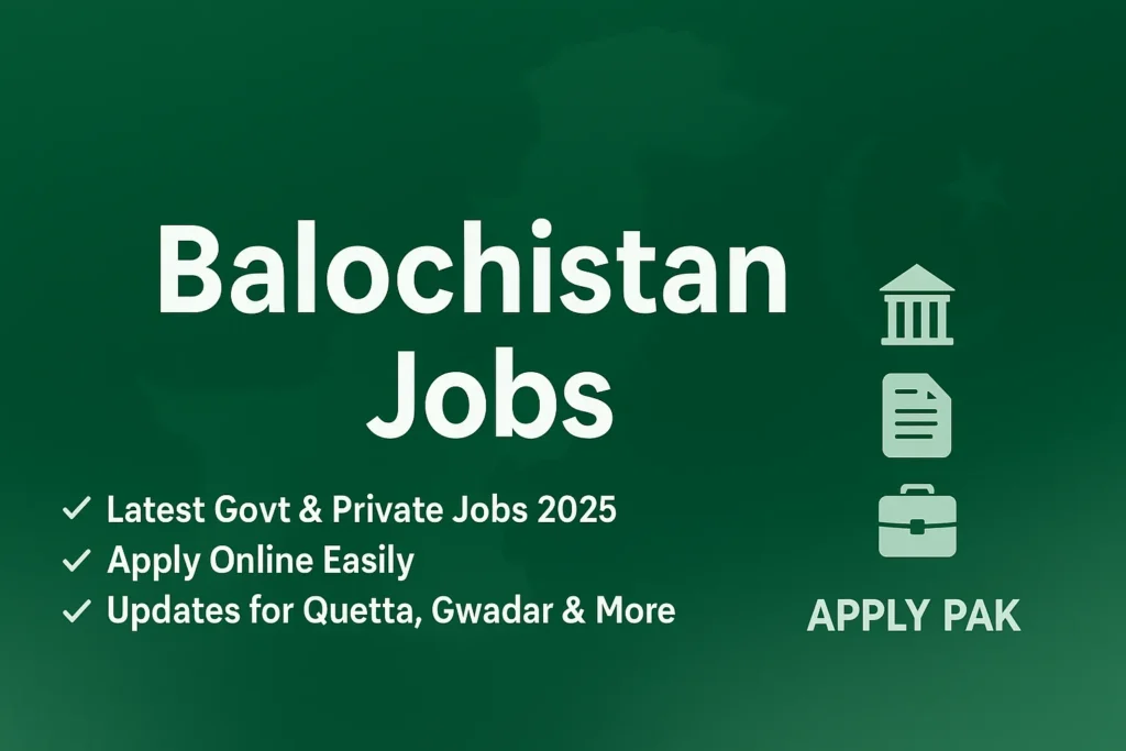 Balochistan Jobs