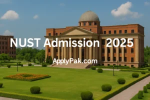 NUST Admission 2025